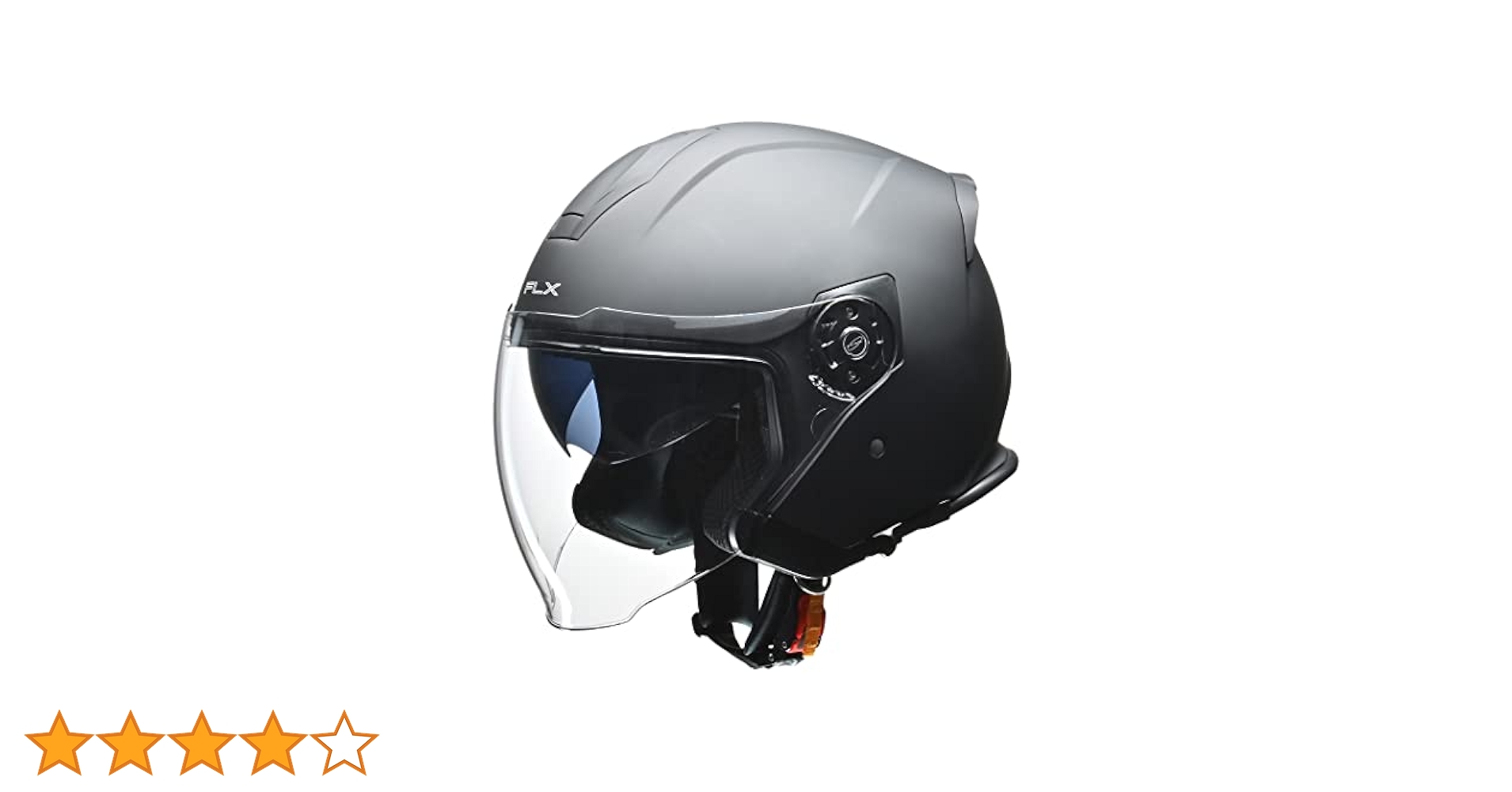 【超美品】リード工業　FLX ジェットヘルメット マットブラック　XLサイズ リード工業(LEAD) FLX ジェットヘルメット マットブラック LL(XL